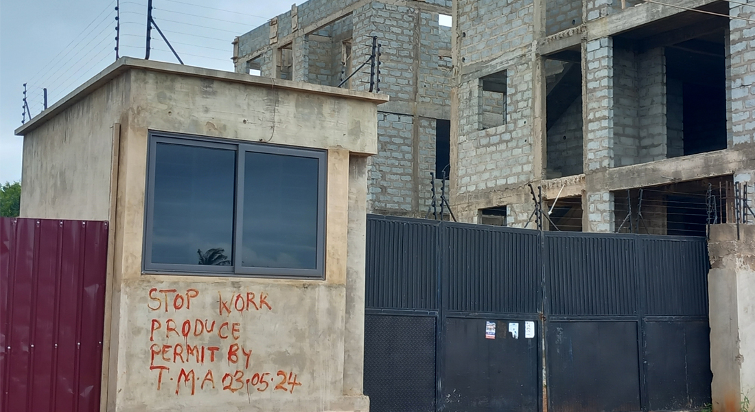 Building project in Ghana